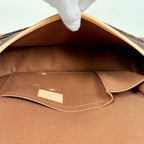 Louis Vuitton Sologne Crossbody Shoulder Bag Monogram Brown — view 8