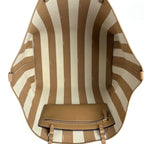 Fendi Roll Large Reversible Tote Pecan FF Canvas Beige — view 7