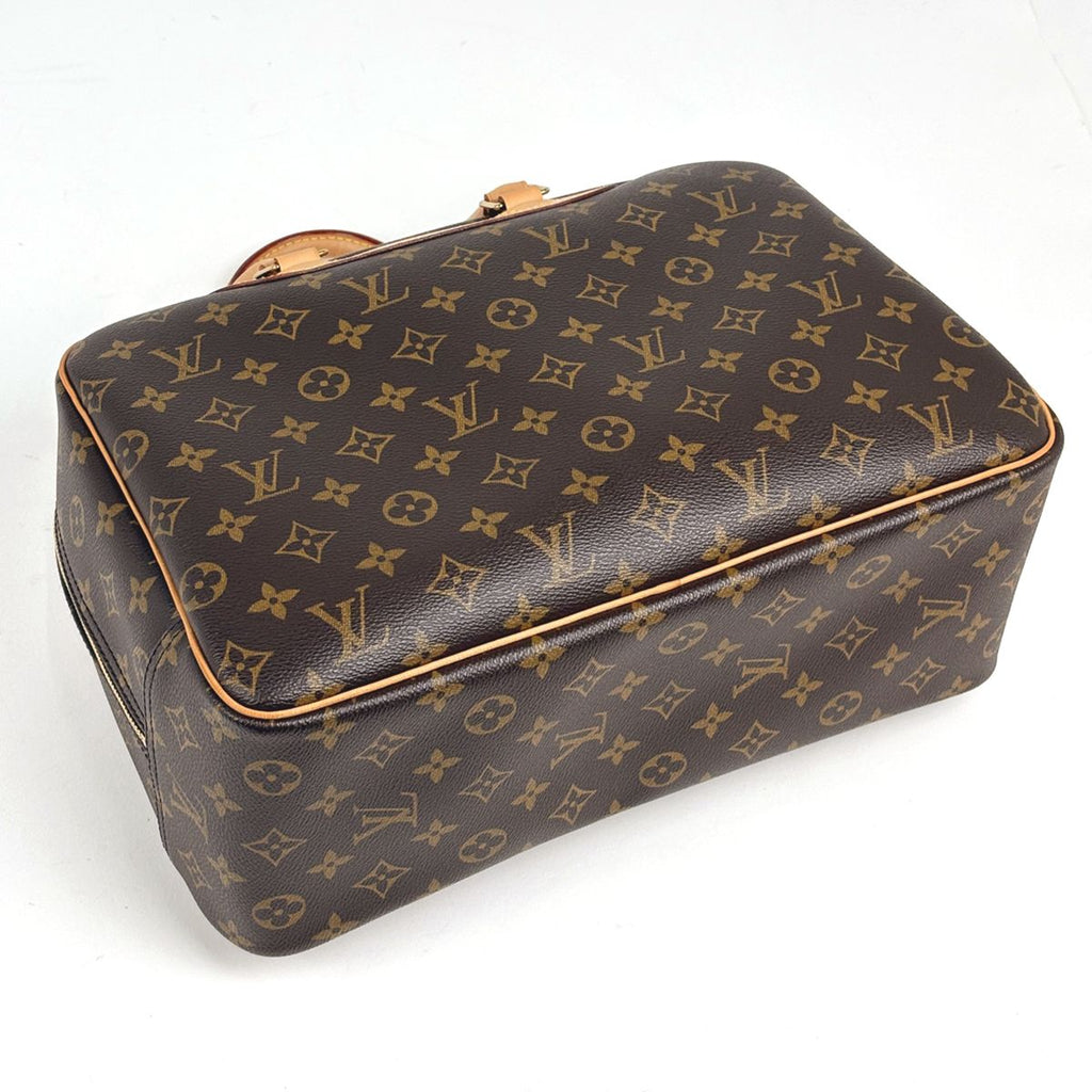 Louis Vuitton Deauville Handbag Bowling Vanity Monogram Brown — view 2