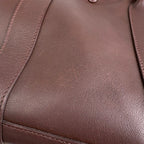 Hermes Garden Party TPM Handbag Bolduc Ribbon Tote Voswift Brown — view 8