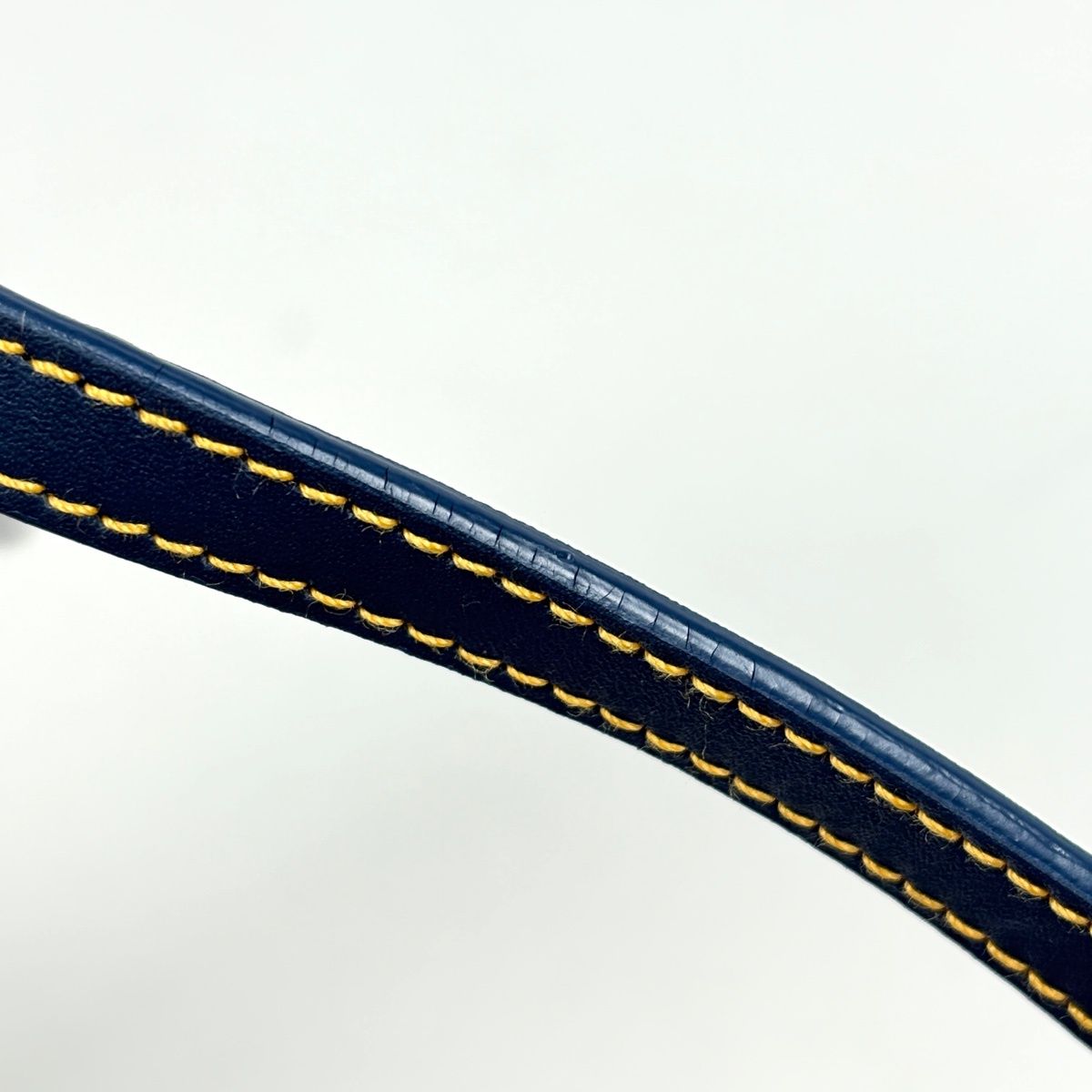 Dior Trotter Pattern Saddle Bag Canvas Navy — view 6
