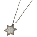Gucci Star of David Plate Necklace 925 Sterling Silver