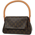 Louis Vuitton Mini Looping Shoulder Bag Monogram Brown