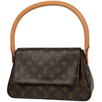 Louis Vuitton Mini Looping Shoulder Bag Monogram Brown