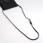 Fendi Zucchino Pattern Shoulder Bag Canvas Black — view 6