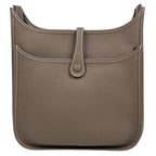 Hermes Evelyne 3 PM Perforated Logo Shoulder Bag Taurillon Clemence Etoupe — view 3