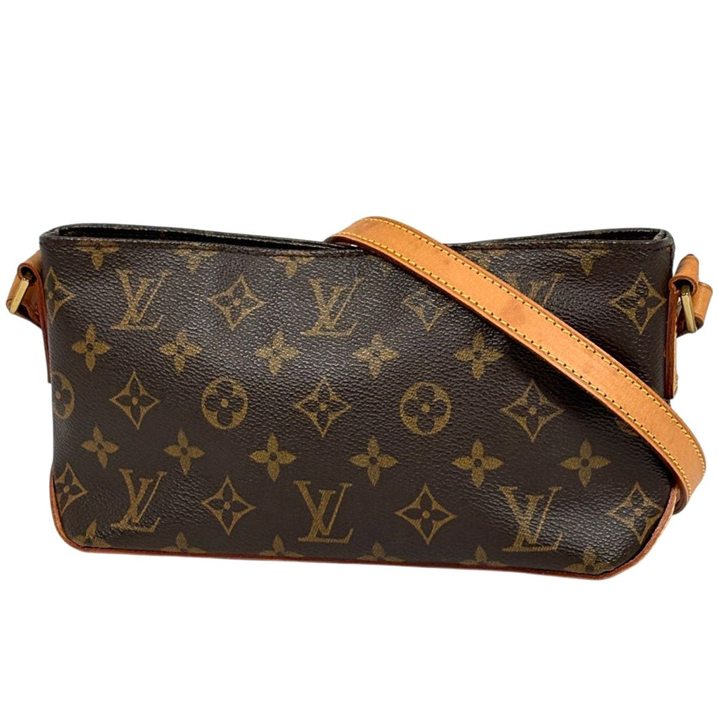 Louis Vuitton Trotteur Pochette Shoulder Bag Monogram Brown