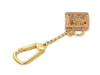 Louis Vuitton Key Holder Porte Cles Speedy Jonc Beige Gold Resin Bag Charm — view 2