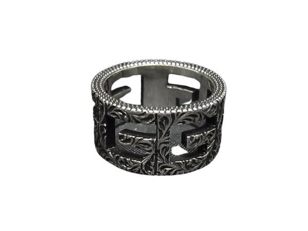 Gucci Ring Square Arabesque Silver