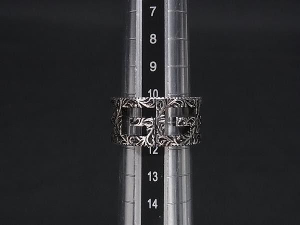 Gucci Ring Square Arabesque Silver
