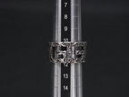 Gucci Ring Square Arabesque Silver