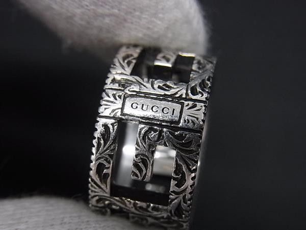 Gucci Ring Square Arabesque Silver