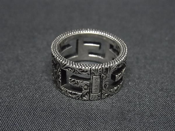 Gucci Ring Square Arabesque Silver