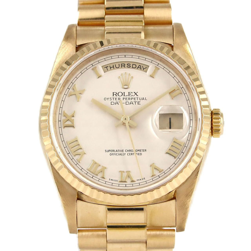 Rolex Day Date YG Automatic Winding Number Watch