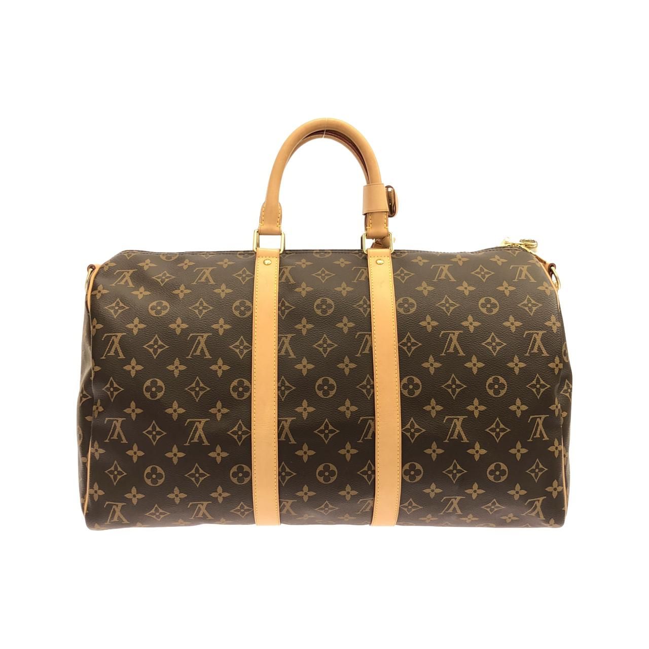 Louis Vuitton Monogram Keepall Bandouliere 45 cm Boston Bag — view 2