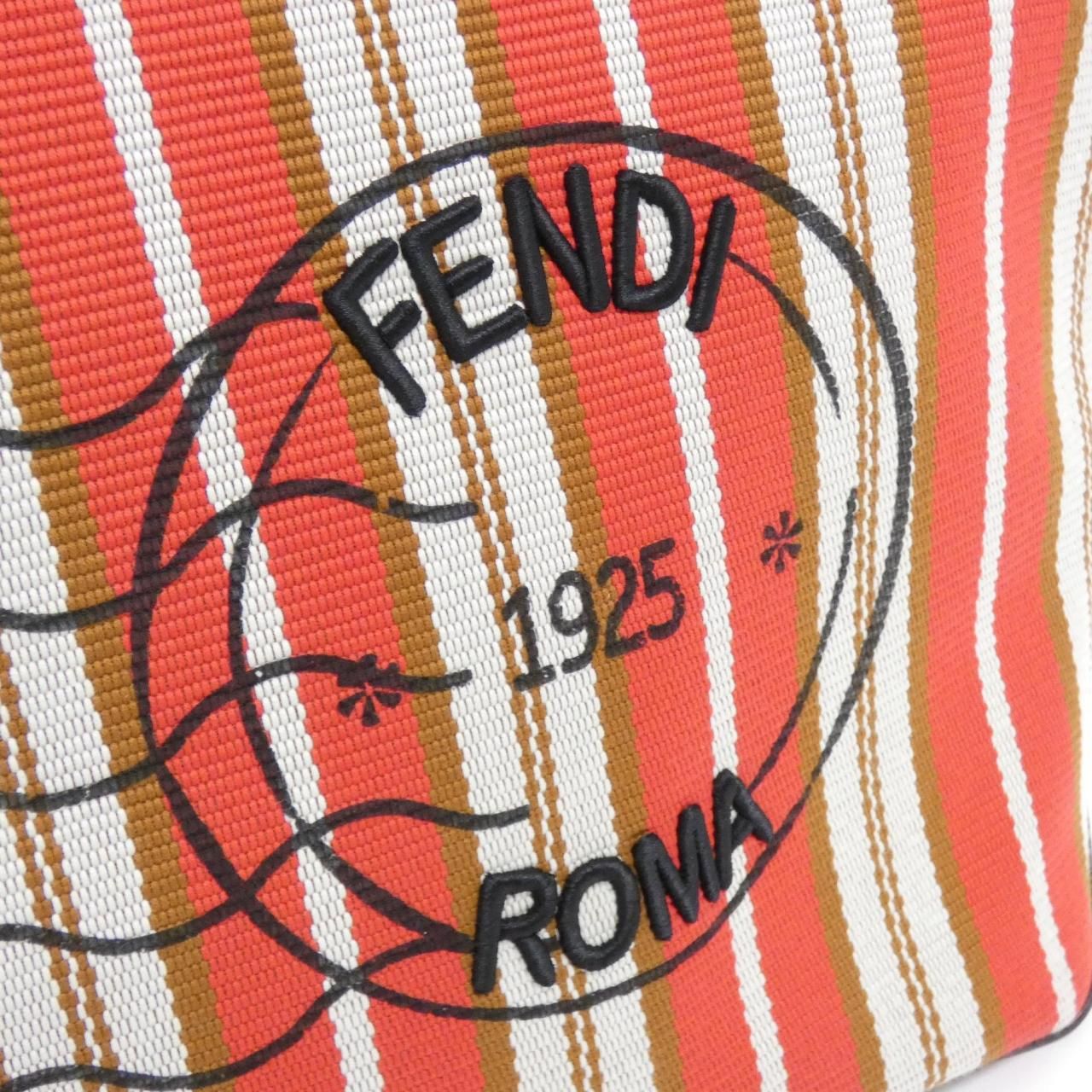 Fendi Augu Bag Handbag Red — view 3
