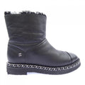 Chanel Short Boots Black