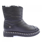 Chanel Short Boots Black