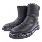Chanel Short Boots Black — view 3