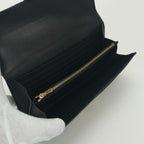 Hermes Constance Long Wallet Epsom Noir Black Pink Gold — view 7