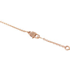 Hermes Necklace Amulet Kelly Cadena Diamond Total 18k Pink Gold Pendant — view 5