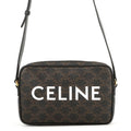 Celine Shoulder Bag Triomphe Horizontal Black