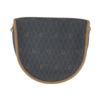 Dior Vintage Honeycomb Pattern Brown Beige Shoulder Bag Pochette — view 2