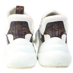 Louis Vuitton LV Aklite Line Monogram Lace Up High Cut Shoes Sneakers White — view 3