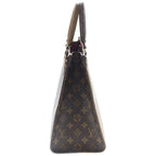 Louis Vuitton Monogram Reverse On The Go MM Tote Brown Leather Gold — view 3