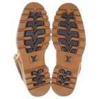 Louis Vuitton Oberkampf Suede Leather High Cut Boots Beige — view 5
