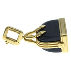 Louis Vuitton Alma Onyx Pendant Necklace Gold Black — view 4