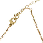 Gucci Script Logo Necklace Star Pendant Chain Gold — view 5