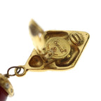 Chanel Crystal Rhinestone Earrings Gold — view 6