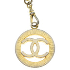 Chanel CC Logo Triple Chain Belt Gold — view 5