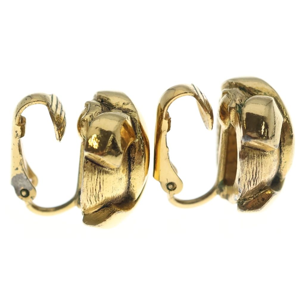Chanel CC Logo Ball Earrings Gold — view 4