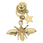 Dior CD Logo Be Drop Earrings Gold — view 5