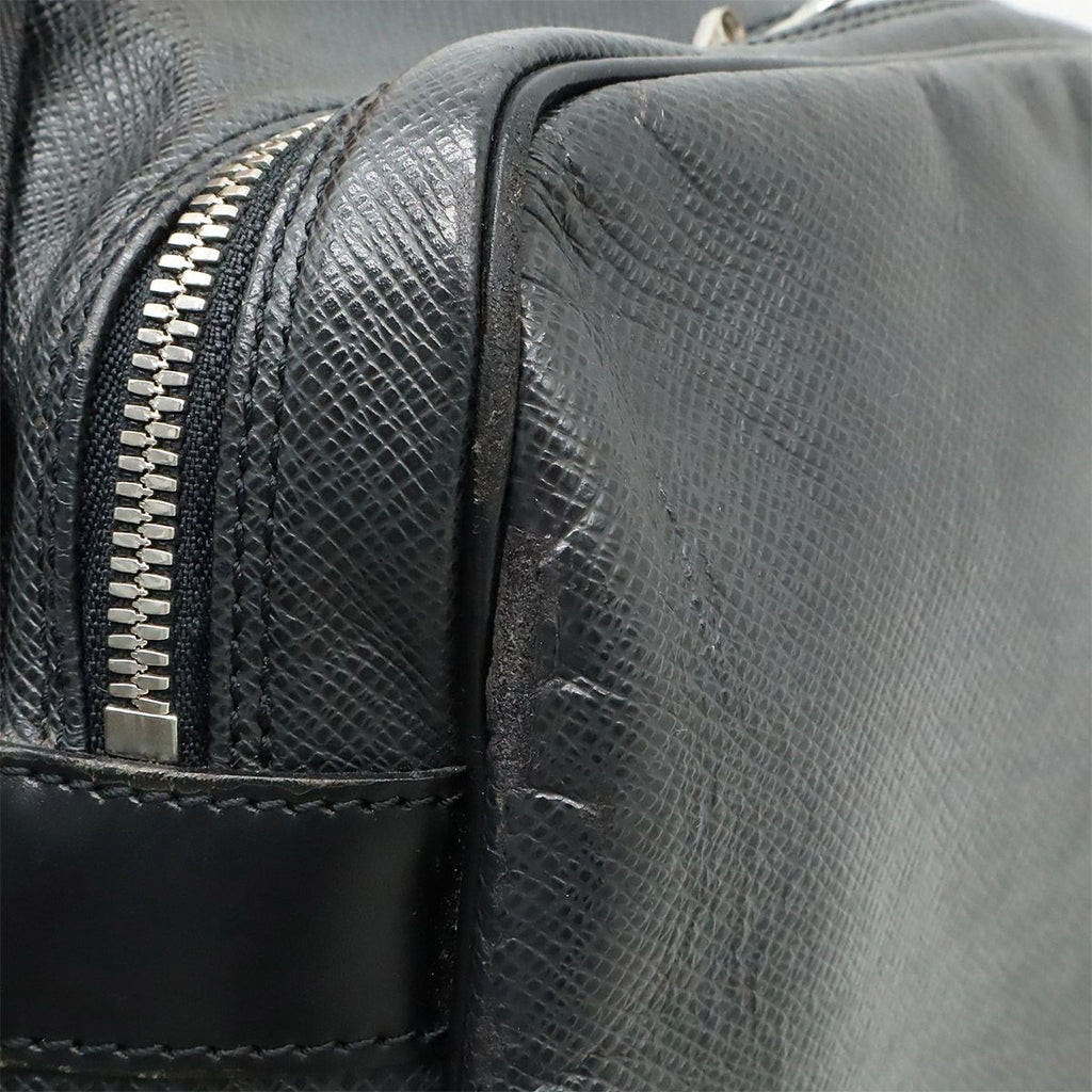 Louis Vuitton Taiga Reporter PM Shoulder Bag Crossbody Leather Ardoise Black — view 9