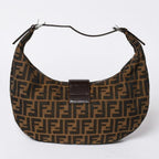 Fendi Mamma Baguette Bag Zucca Canvas Brown — view 2