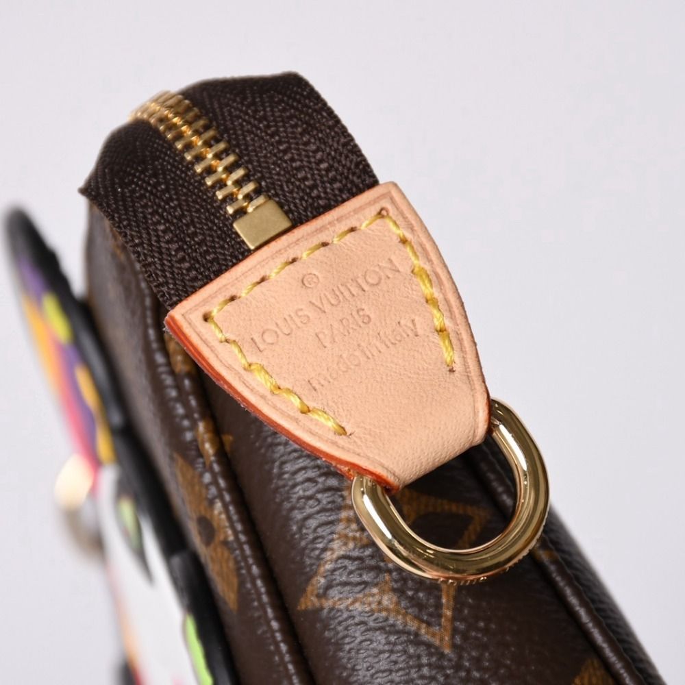 Louis Vuitton LV Takashi Murakami Monogram Panda Pochette Accessoires Pouch — view 5