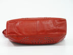 Chanel Perforated Triple CC Logo Shoulder Bag Tote Caviar Leather Red — view 3