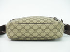 Gucci GG Supreme Shoulder Bag Pochette Beige — view 3