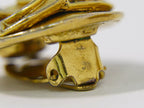 Chanel CC Logo Earrings Gold Plated — view 6