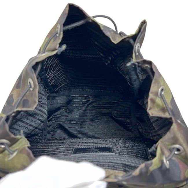 Prada Backpack Khaki Green Camouflage Mimetico Fumo — view 3