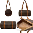 Celine Mini Boston Bag Brown Macadam — view 2