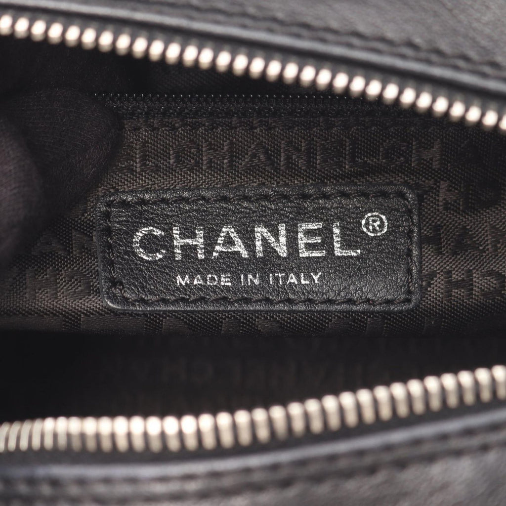 Chanel Handbag Quilted Black Lambskin Coco Charm — view 4