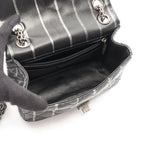 Chanel Shoulder Bag 2.55 Mini Quilted Black Lambskin Chain — view 3