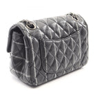 Chanel Shoulder Bag 2.55 Mini Quilted Black Lambskin Chain — view 2