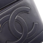 Chanel Handbag CC Logo 2-Way Navy Lambskin CC Vanity Chain — view 9