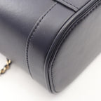 Chanel Handbag CC Logo 2-Way Navy Lambskin CC Vanity Chain — view 7