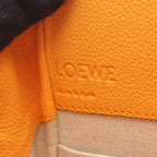 Loewe Handbag Hammock Drawstring Bag Mini 2-Way Orange Leather — view 4
